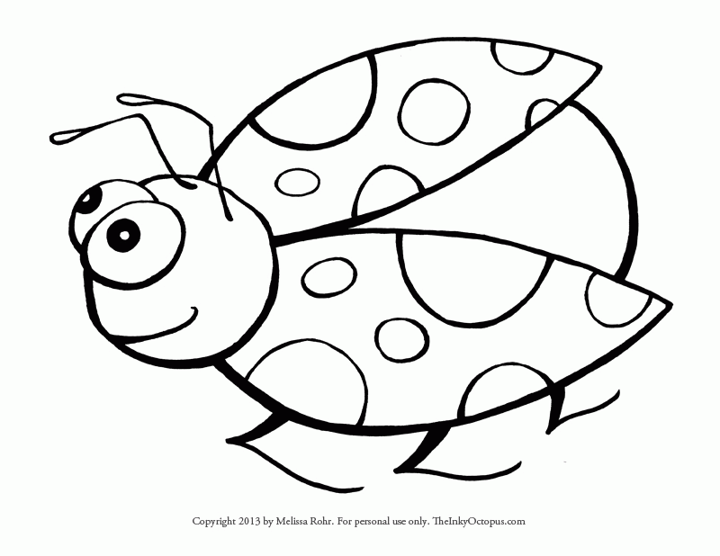 Download Ladybug Printable Coloring Pages Coloring Home