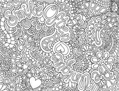 Hard Coloring Sheet - Coloring Pages for Kids and for Adults