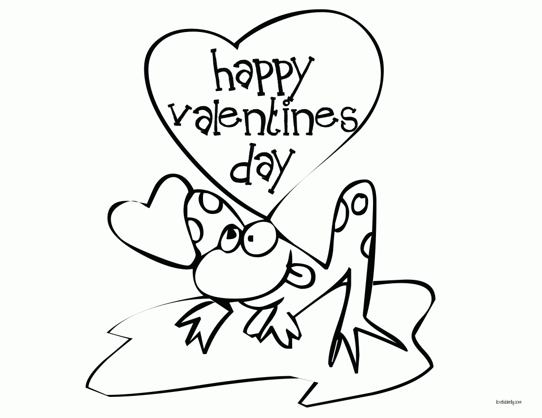 Coloring Pages Valentines Day Free Printable - Coloring Home