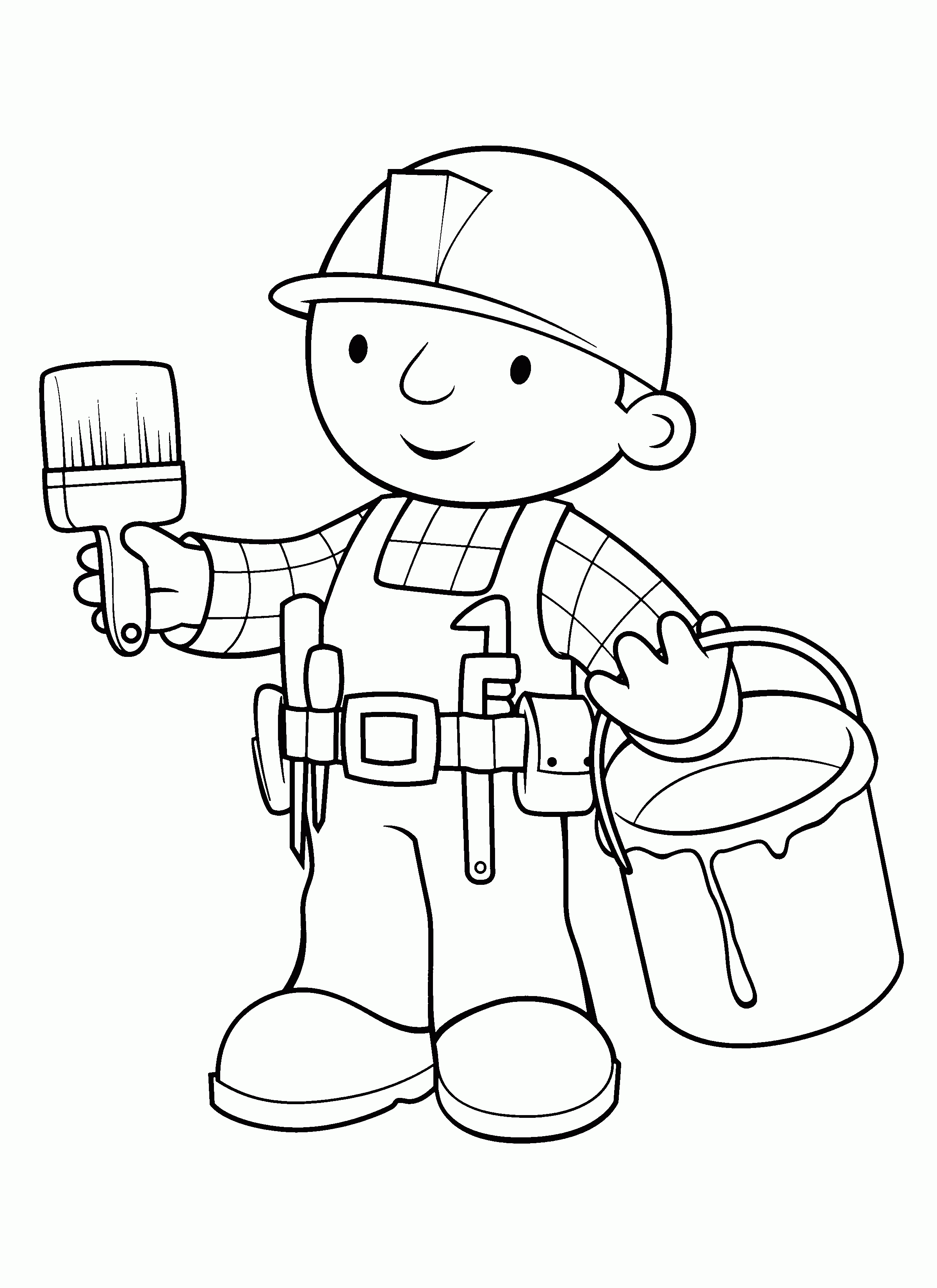 Train Bob The Builder Coloring Pages - Widetheme