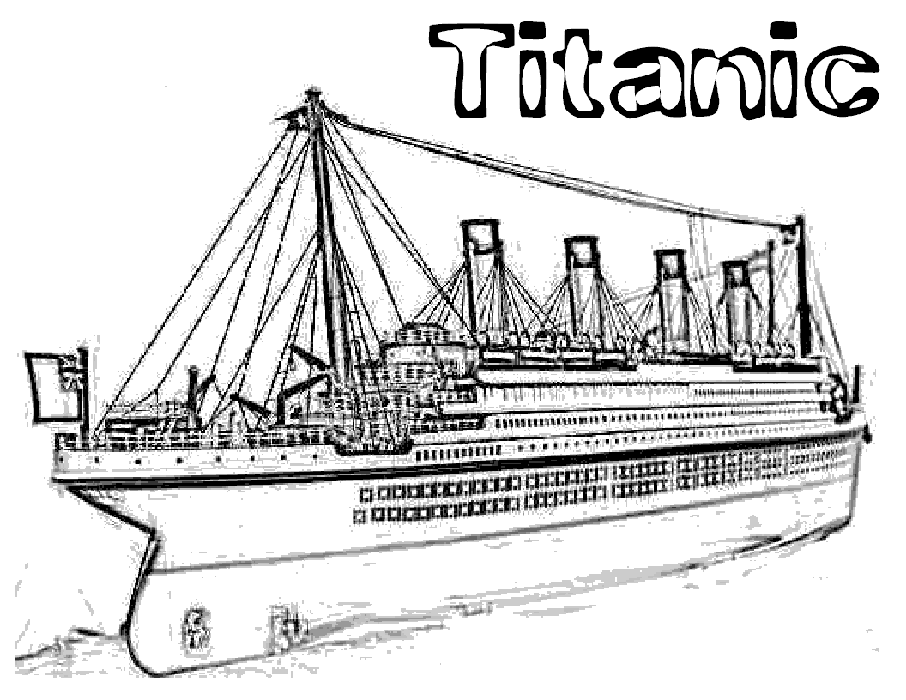 Titanic The Movie Coloring Page - Coloring Pages For All Ages