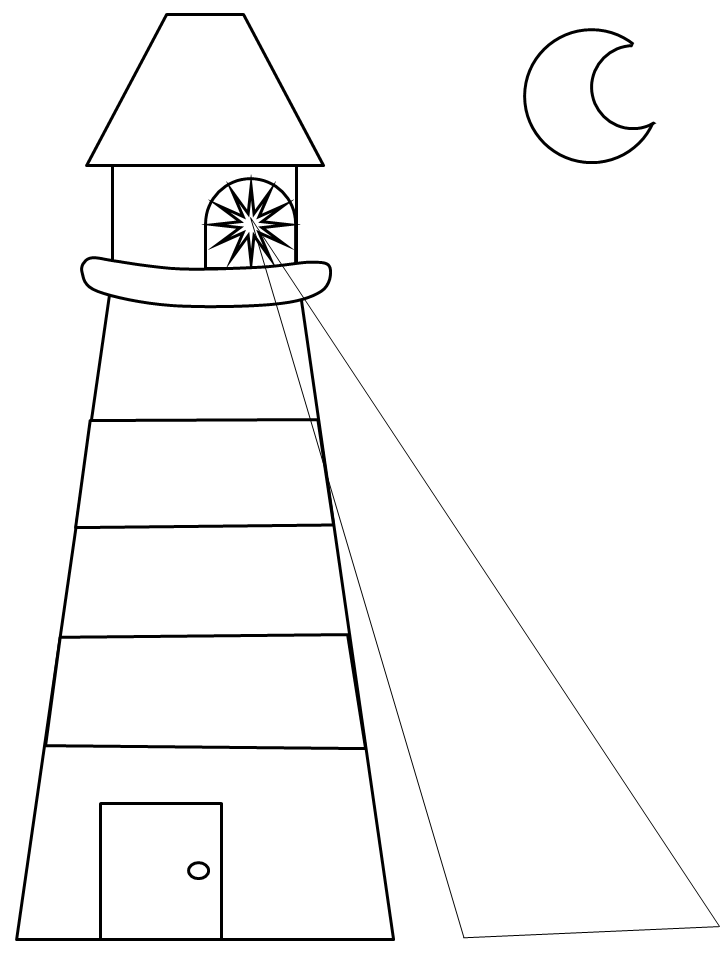 Download Printable Coloring Pages Of Lighthouses - Coloring Home