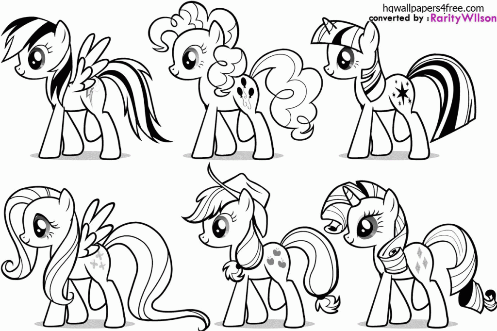 Print Coloring Pages Of My Little Pony Friendship Is Magic - Coqoon.co