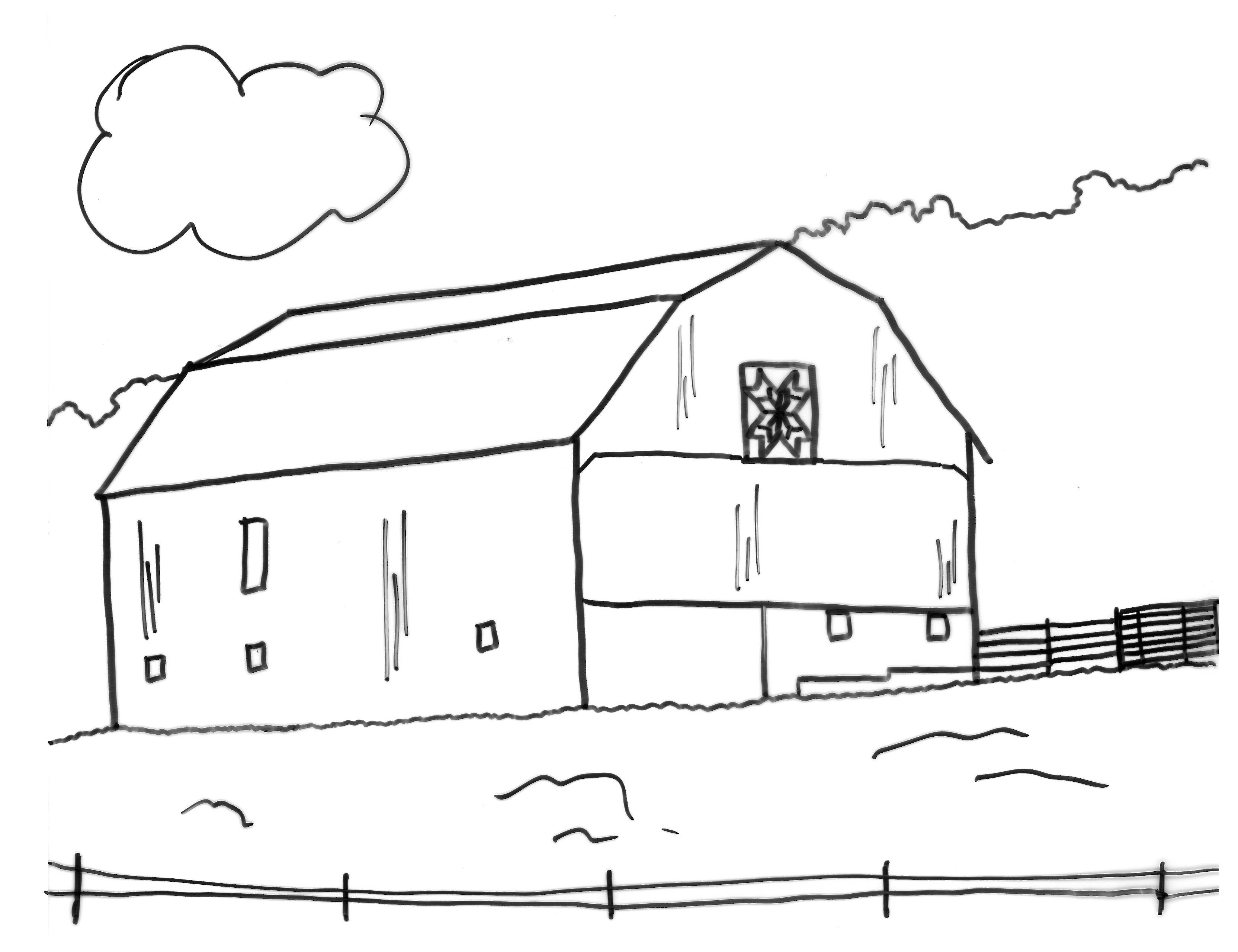 Coloring Pages | Barn Quilts in Garrett County, Maryland