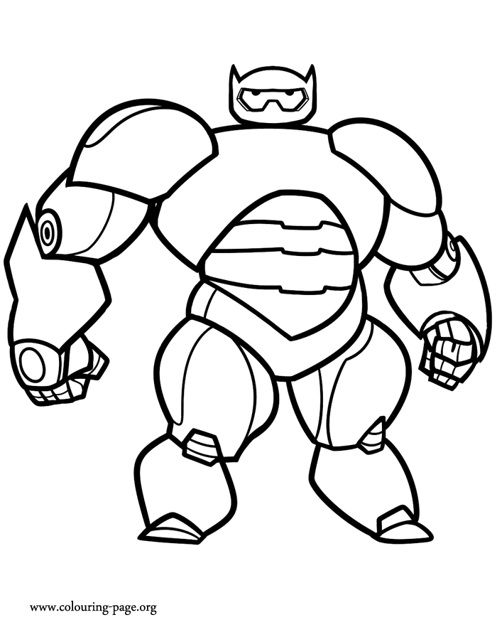 Big Hero 6 - Baymax coloring page