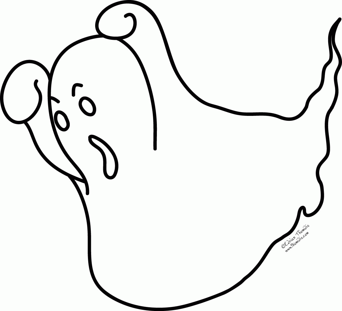 Very Scary Ghost Coloring Pages The Holy Ghost Can Help Us ...