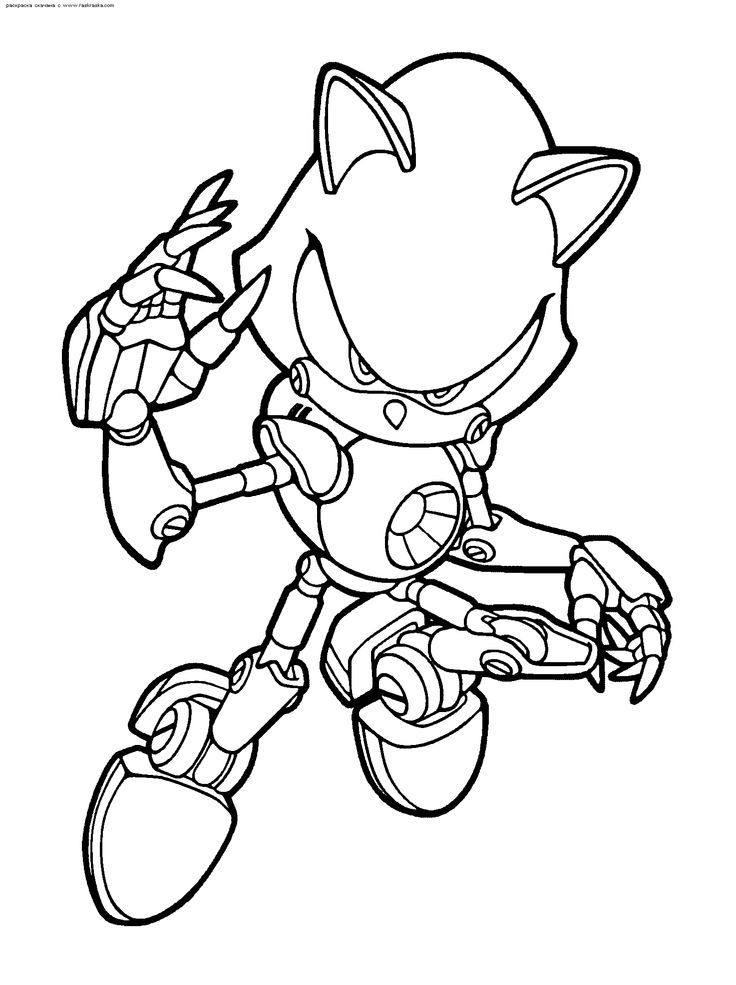 Printable Coloring Pages Of Sonic The Hedgehog - Coloring