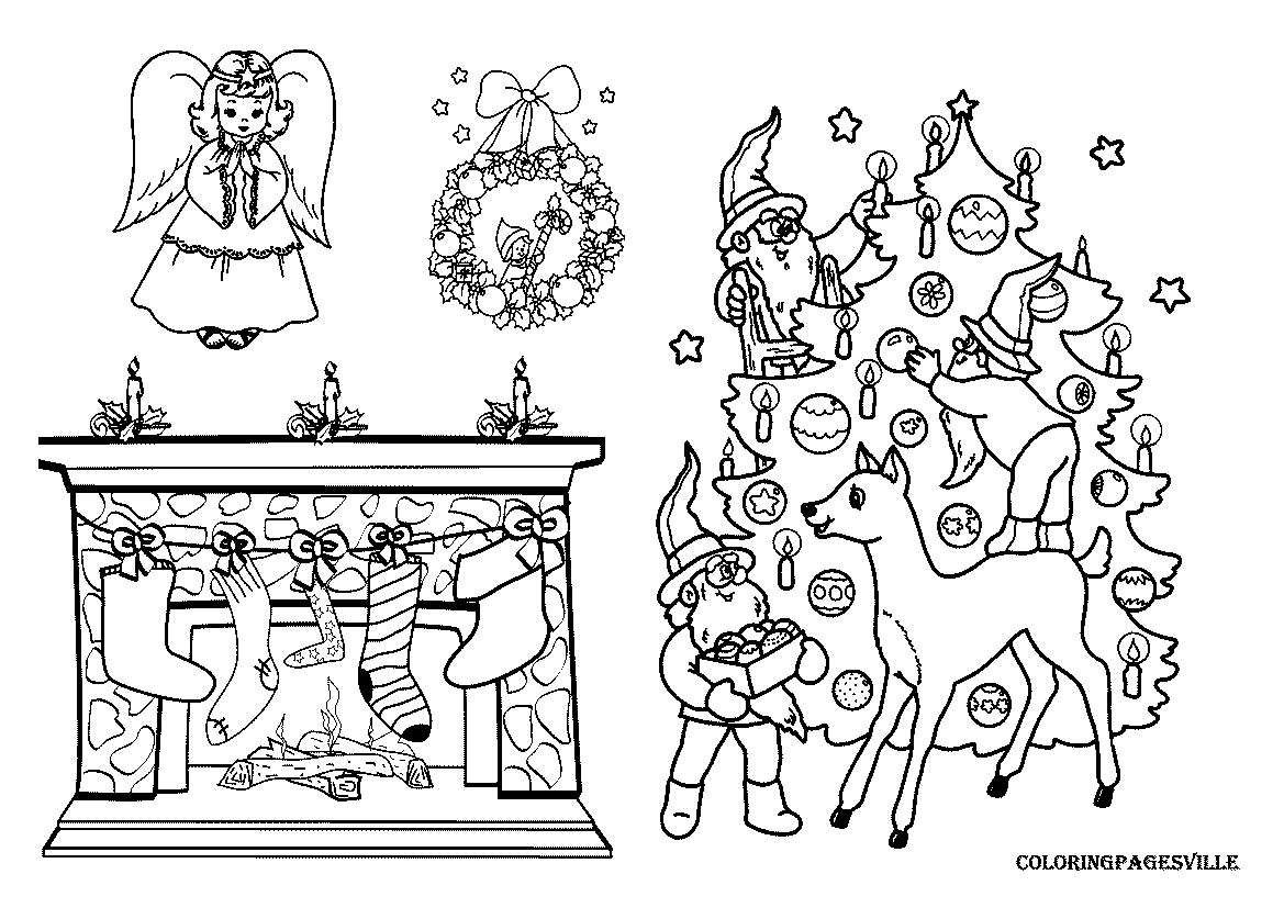adult christmas coloring pages printable - Bing images | design ...