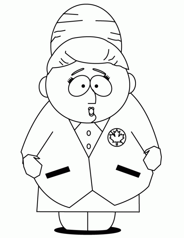 South Park Printable Coloring Sheets - High Quality Coloring Pages