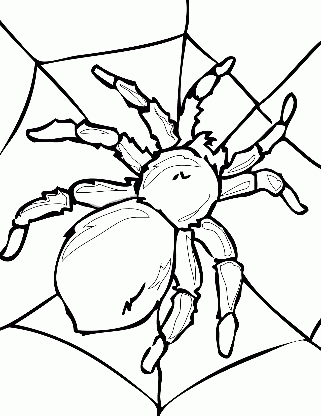 spider coloring pages for kids | Only Coloring Pages