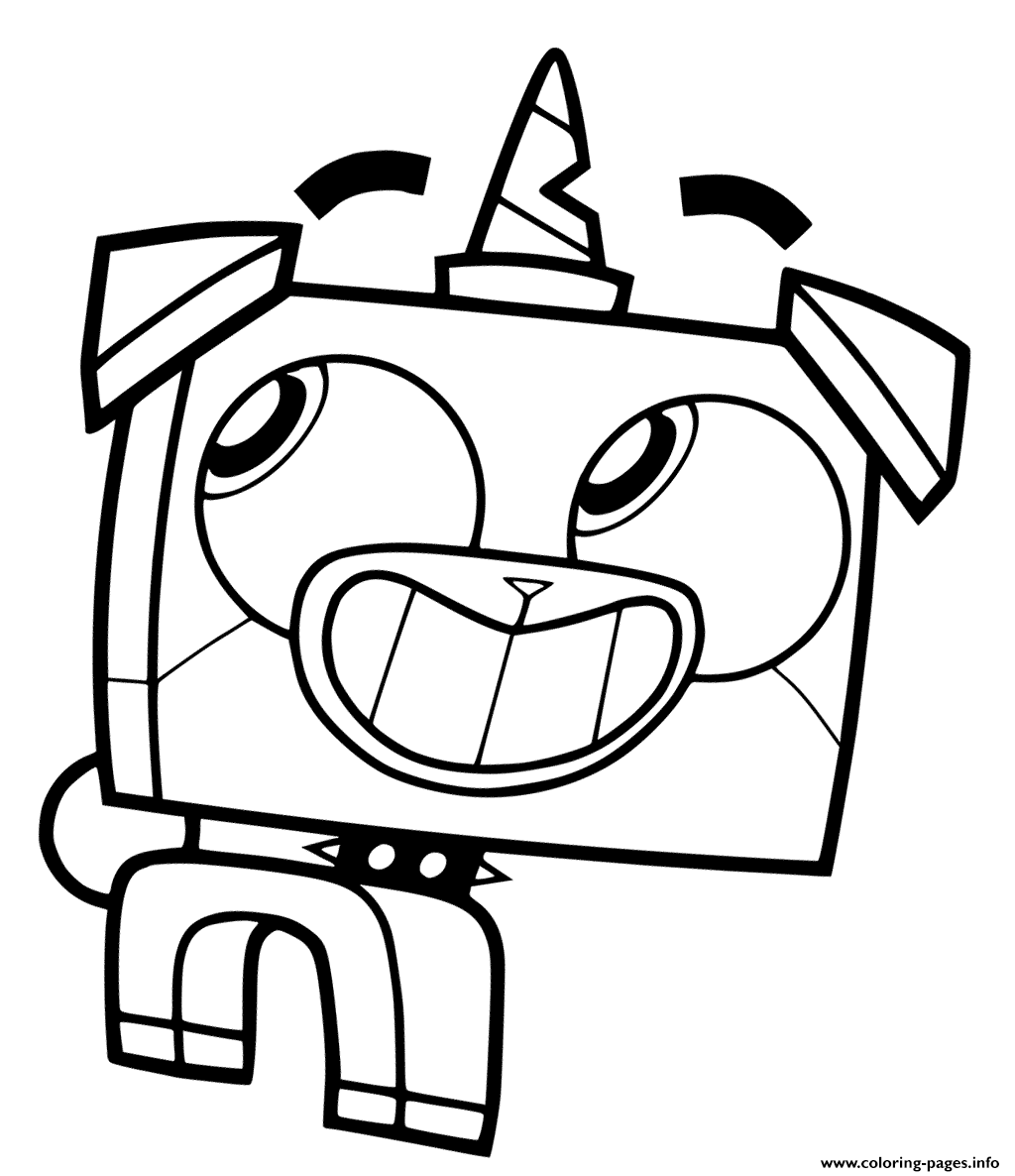 Free Unikitty Printable Coloring Pages