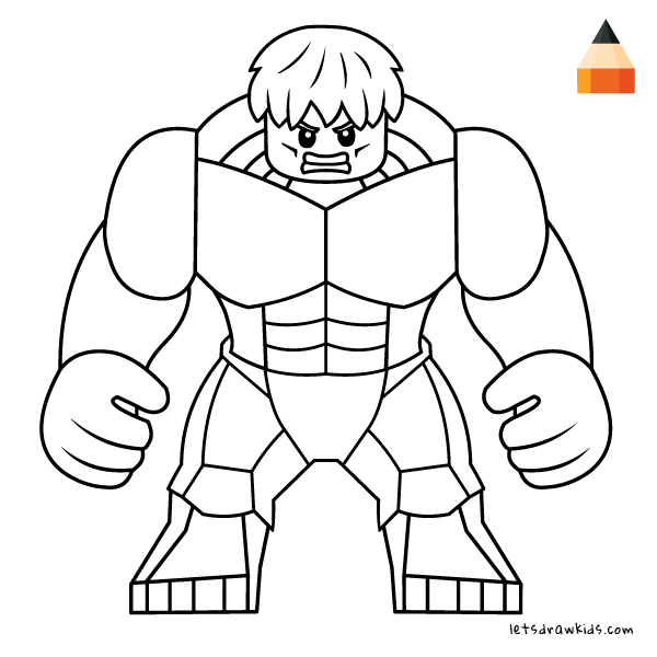Lego Hulk Coloring Pages - Coloring Home
