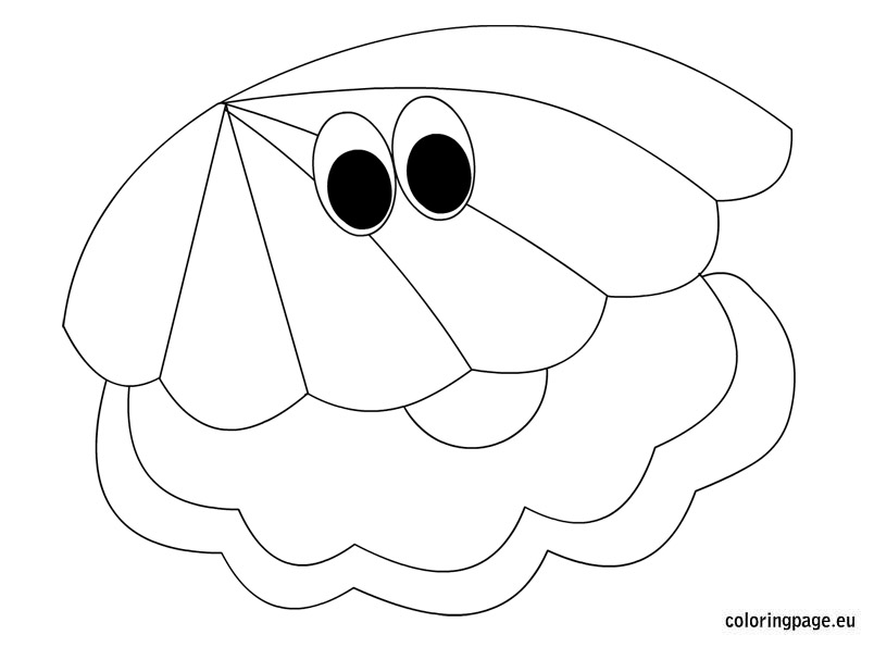 Shell #163252 (Nature) – Printable coloring pages