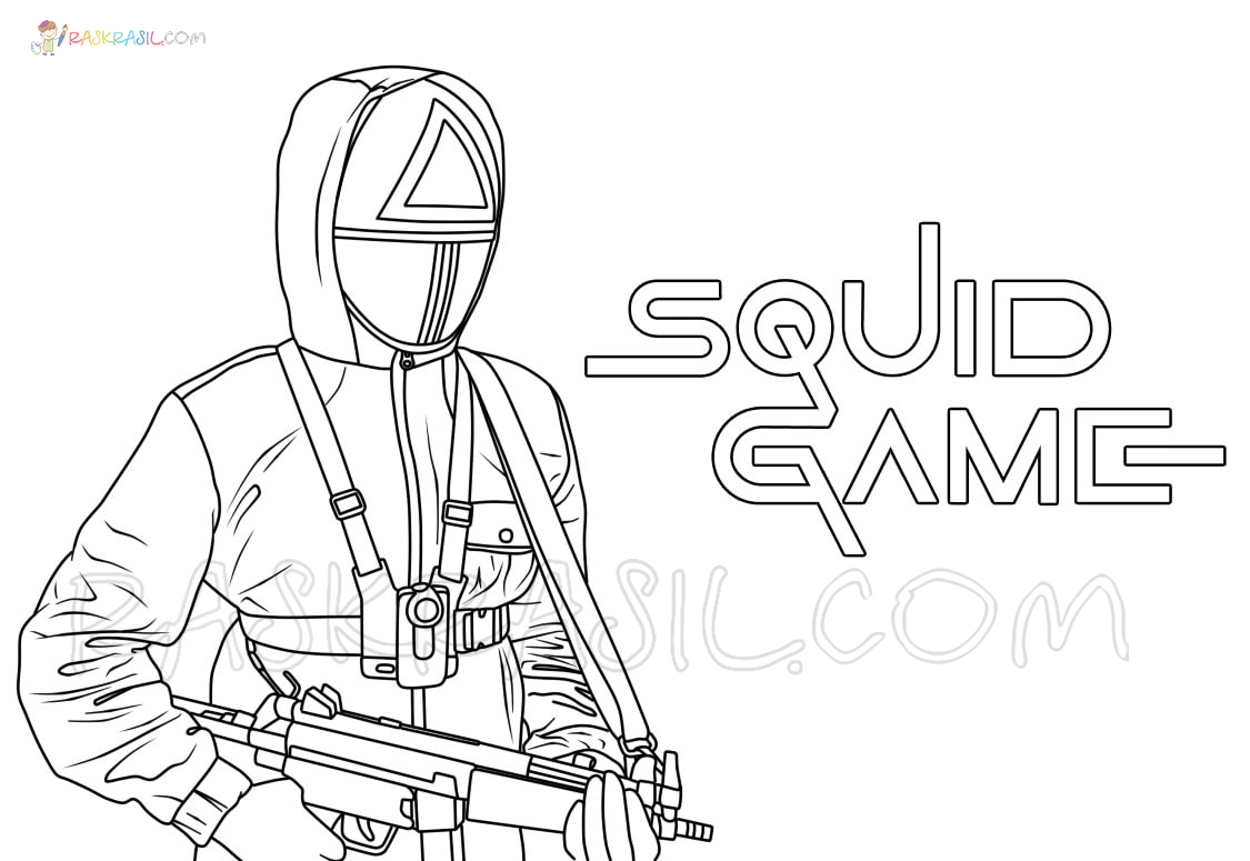 Squid Game Coloring Pages | New Pictures Free Printable