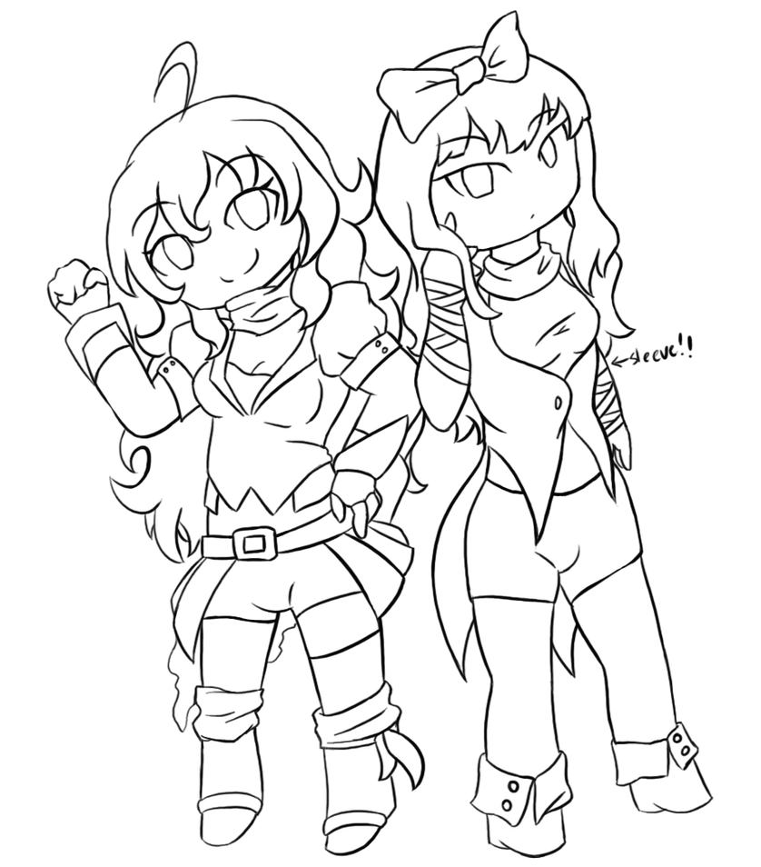 Rwby coloring pages