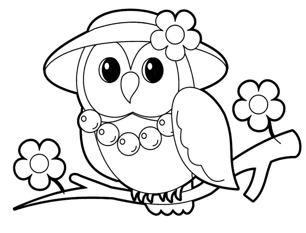 Download Owl Coloring Pages For Kids - Coloring Home
