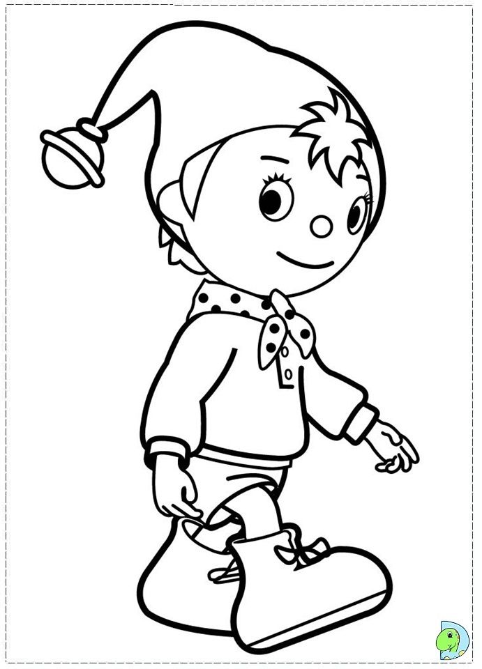 Noddy Coloring Pages - Coloring Home