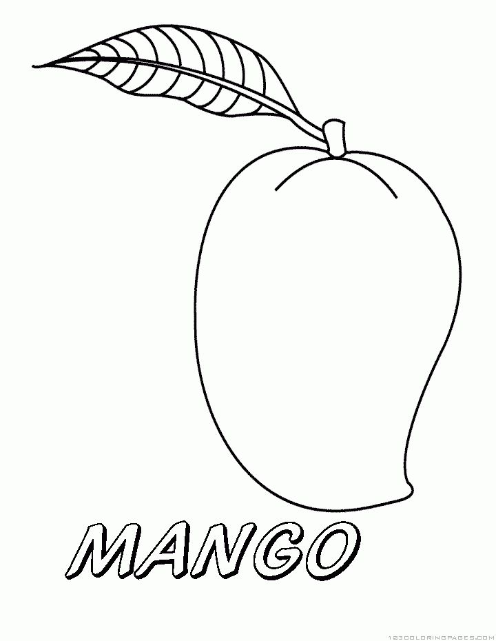 Mango Coloring Pages - Part 2