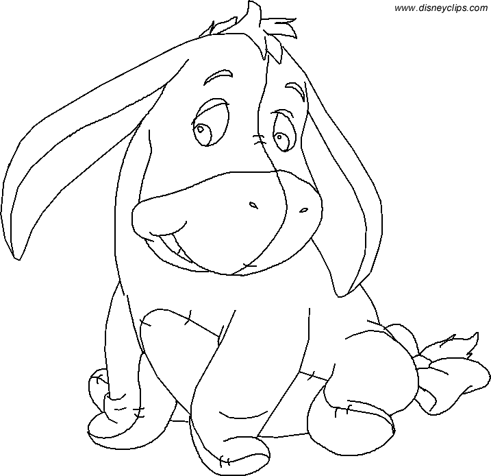 Baby Pooh Coloring Pages Disney Winnie The Pooh Tigger Eeyore Coloring Home