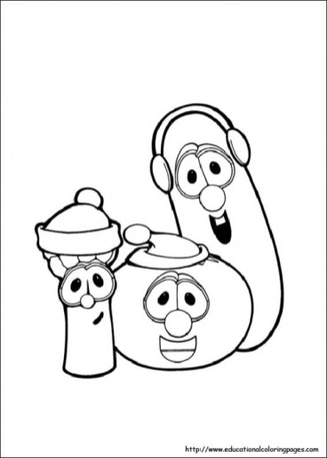 20+ Free Printable Veggie Tales Coloring Pages - EverFreeColoring.com