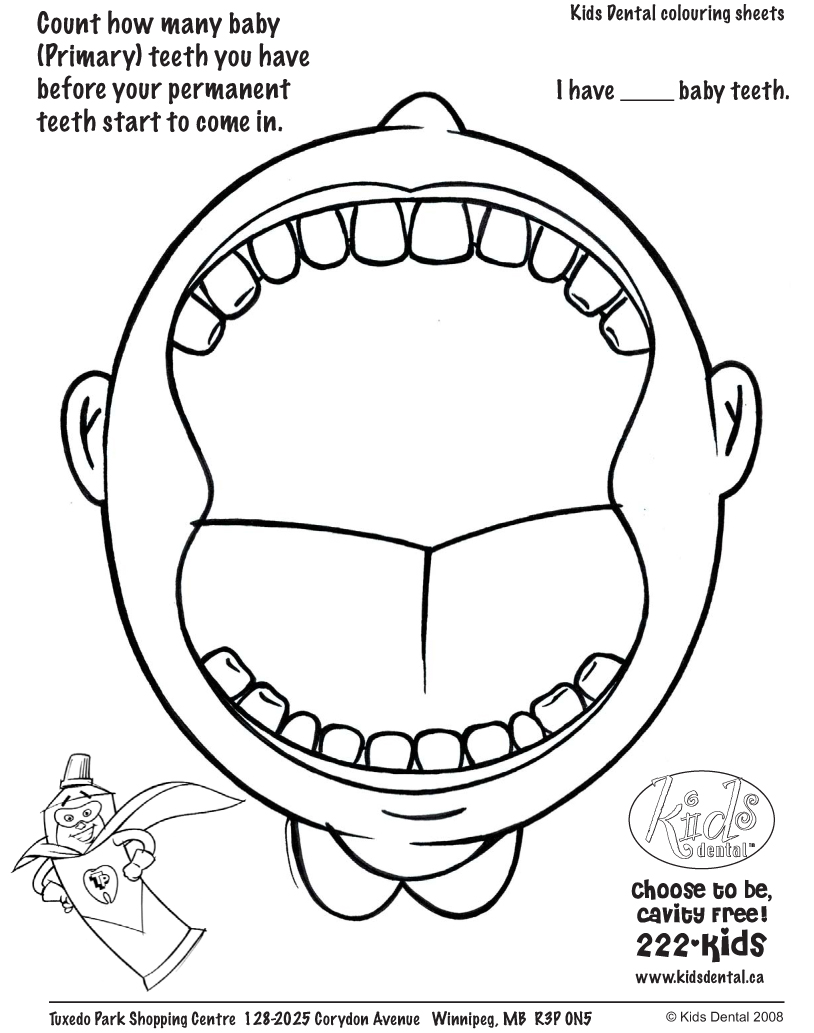 Mouth Coloring Pages - GetColoringPages.com