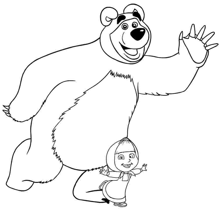 Coloring pages masha and the bear – Rafdavidstowmoor.org
