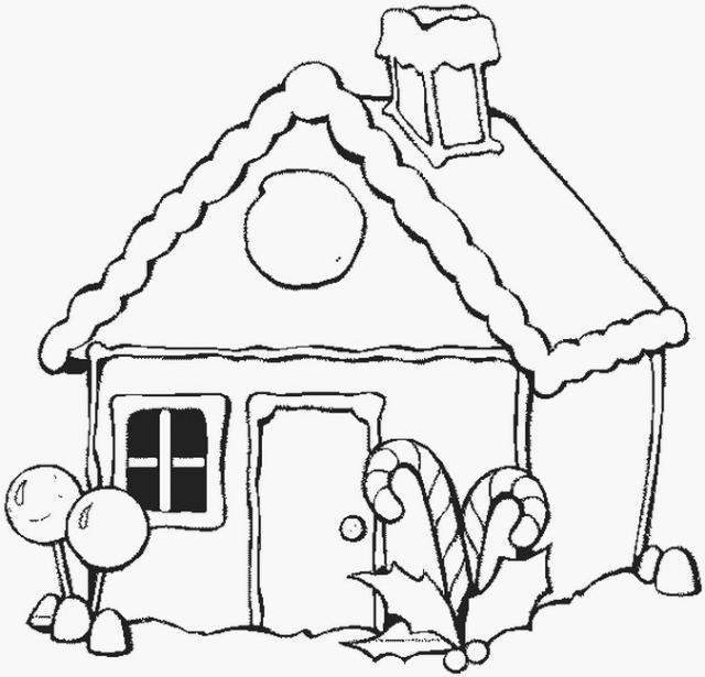Cottage Coloring Pages at GetDrawings | Free download