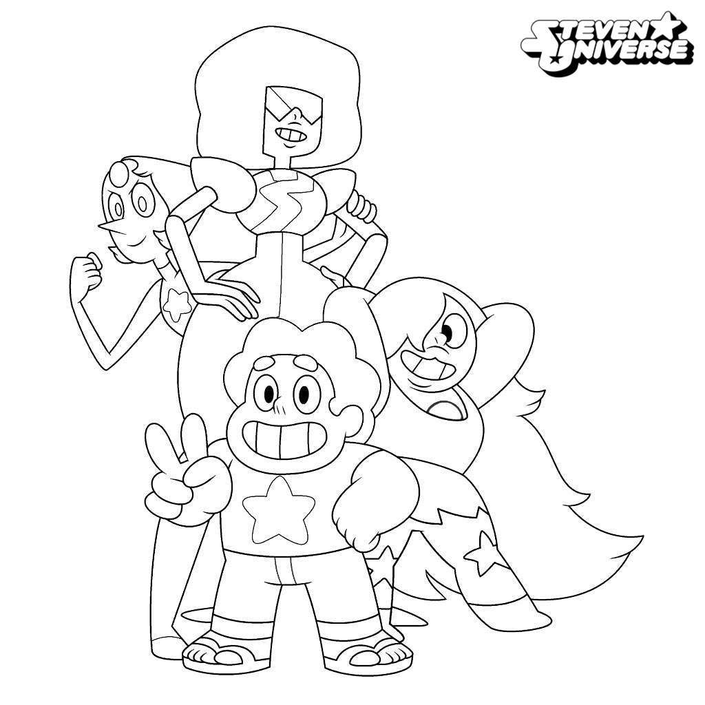 Steven Universe Coloring Pages Characters - Get Coloring Page