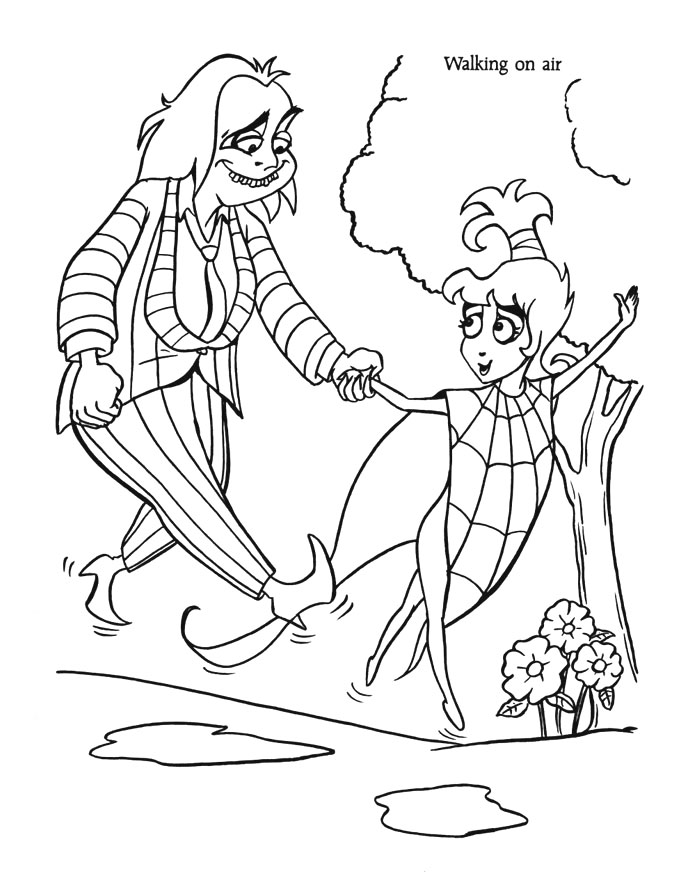 Beetlejuice Coloring Pages | Coloring Books at Retro Reprints - The world's  largest coloring book archive!