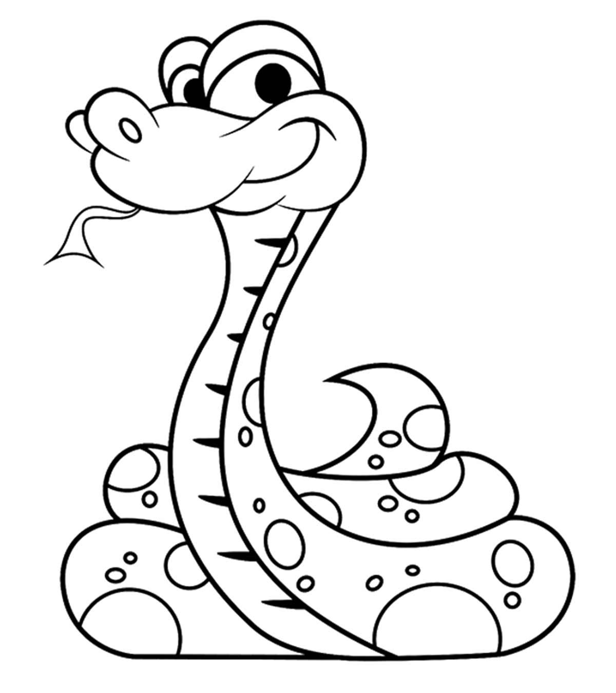 Top 25 Free Printable Snake Coloring Pages Online