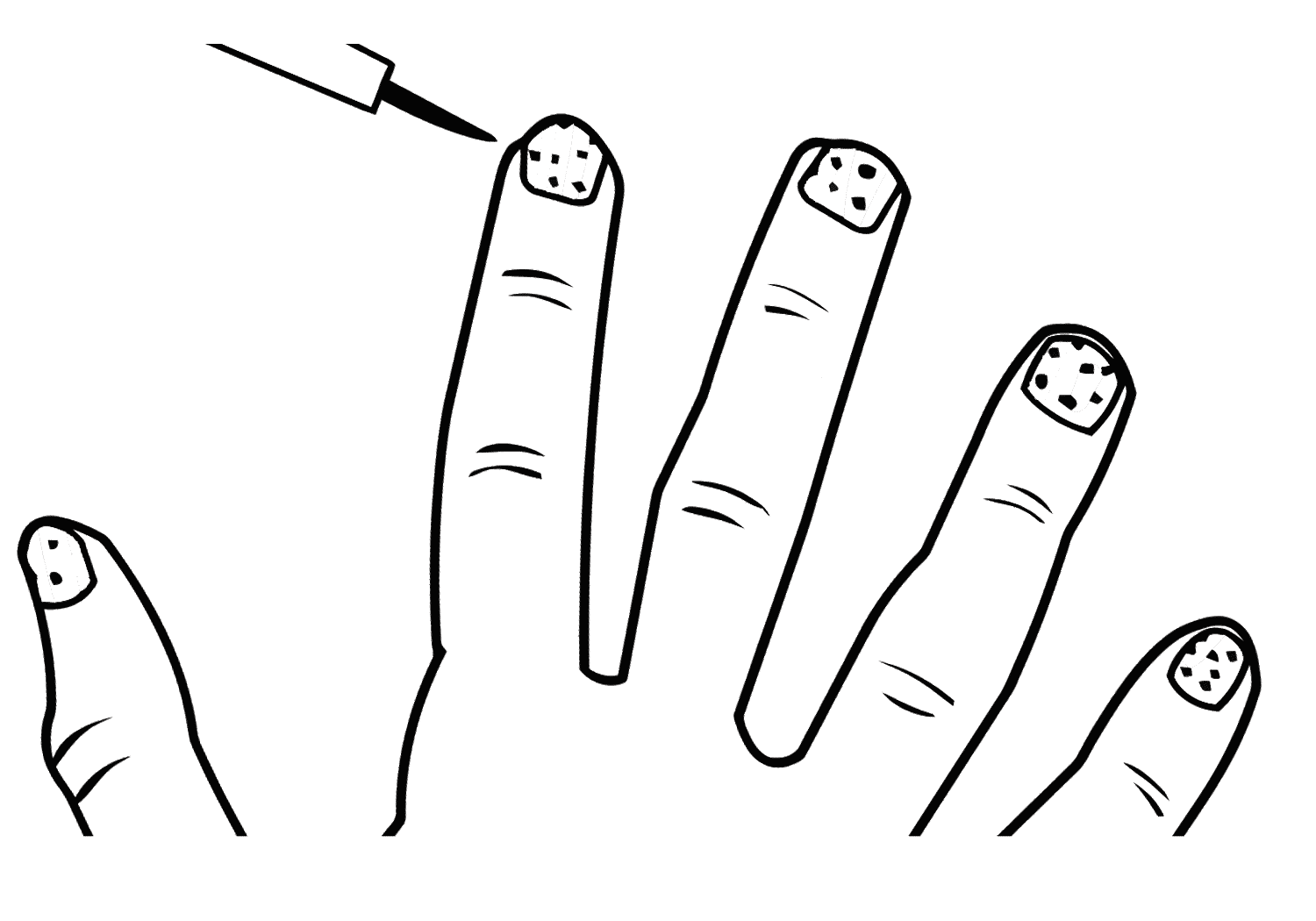Ногти раскраска