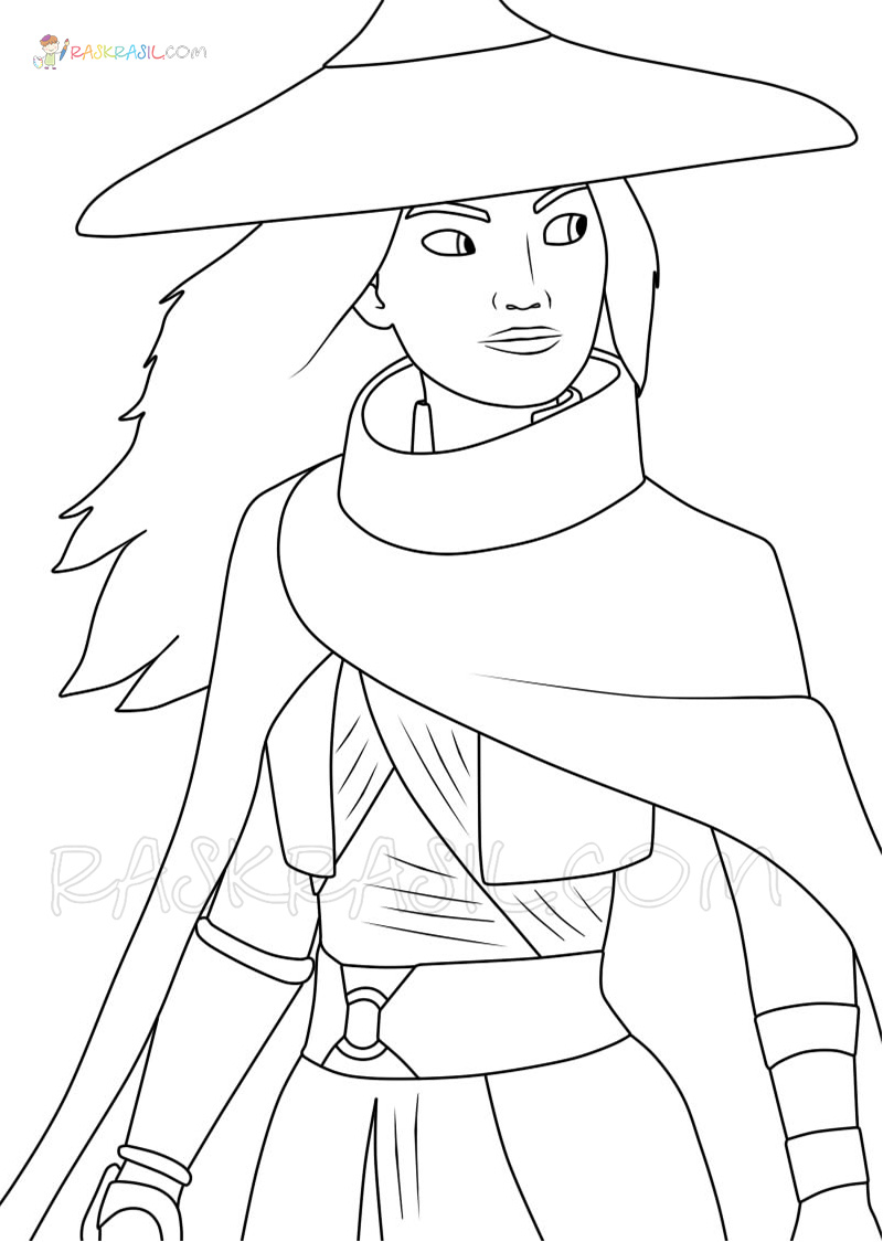 raya and the last dragon coloring pages coloring home