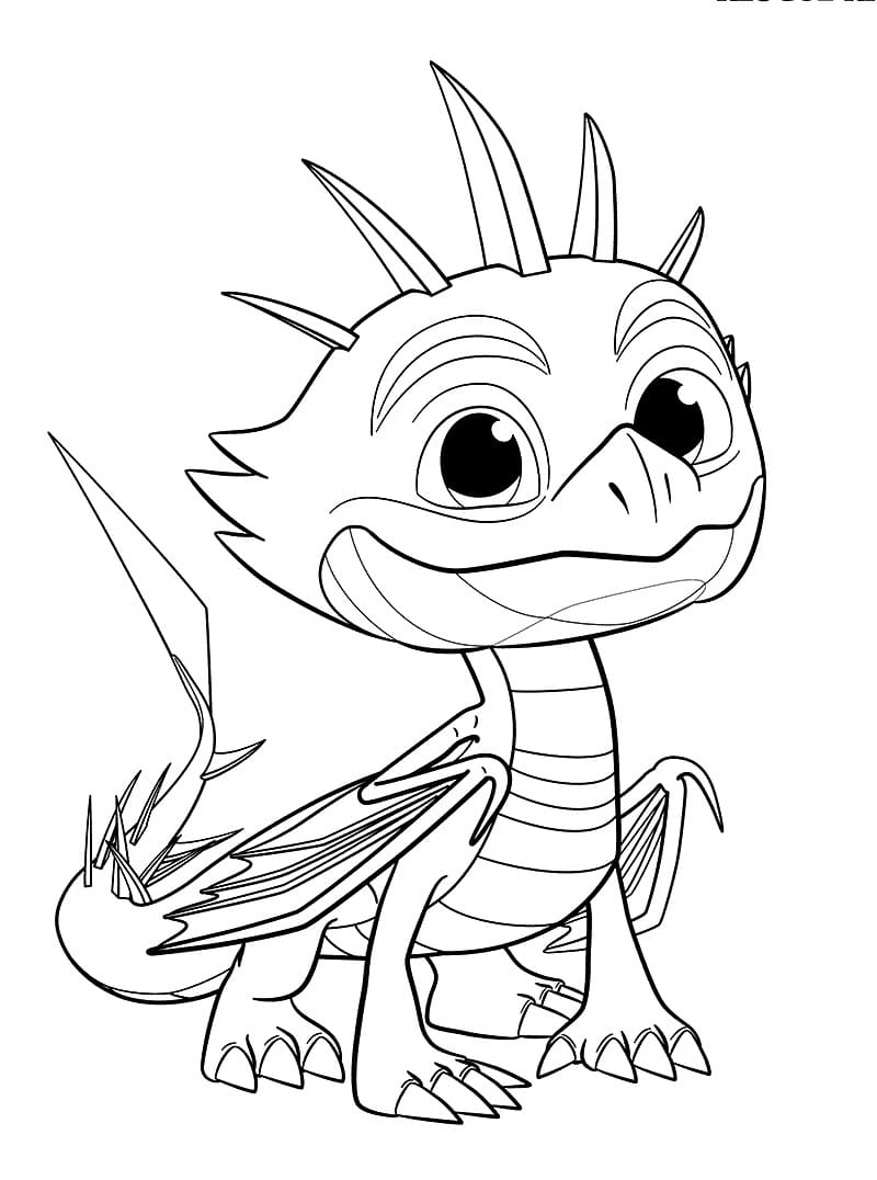 Cutter from Dragons Rescue Riders Coloring Page - Free Printable Coloring  Pages for Kids