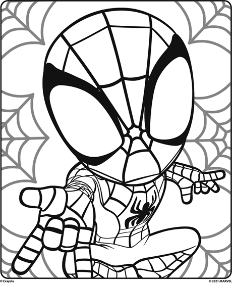 Amazing Friends Spiderman Coloring Page ...