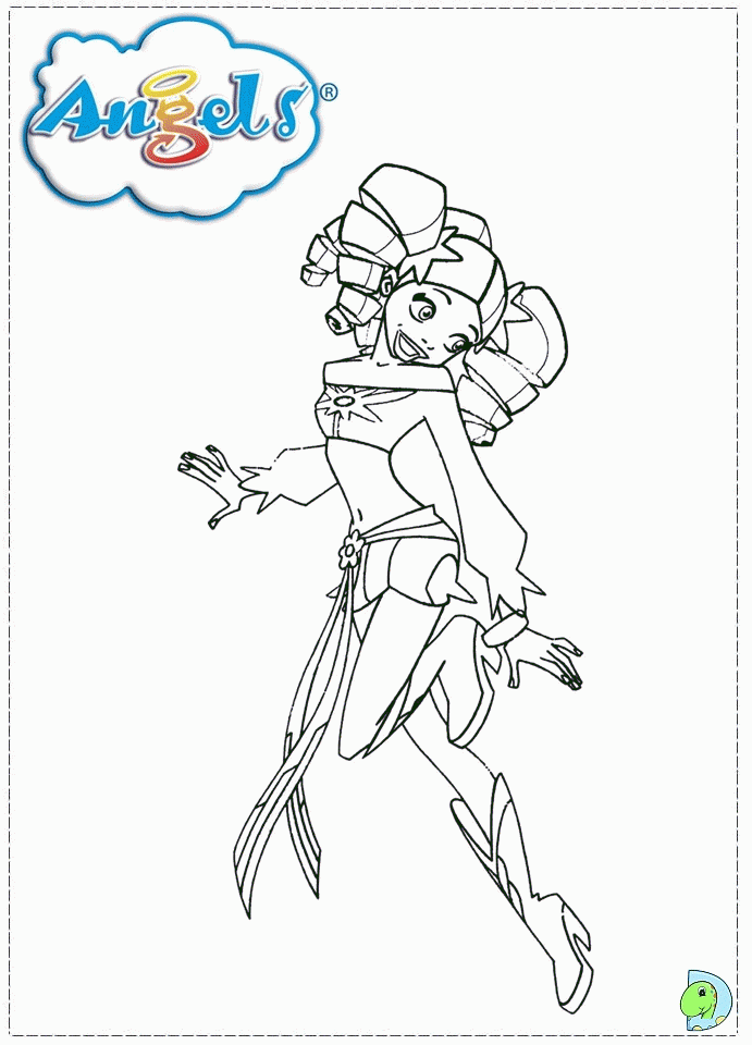 Angel's Friends Coloring Pages - Coloring Pages For All Ages