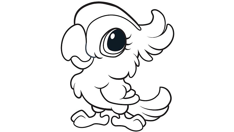 colouring pages parrot | Colouring