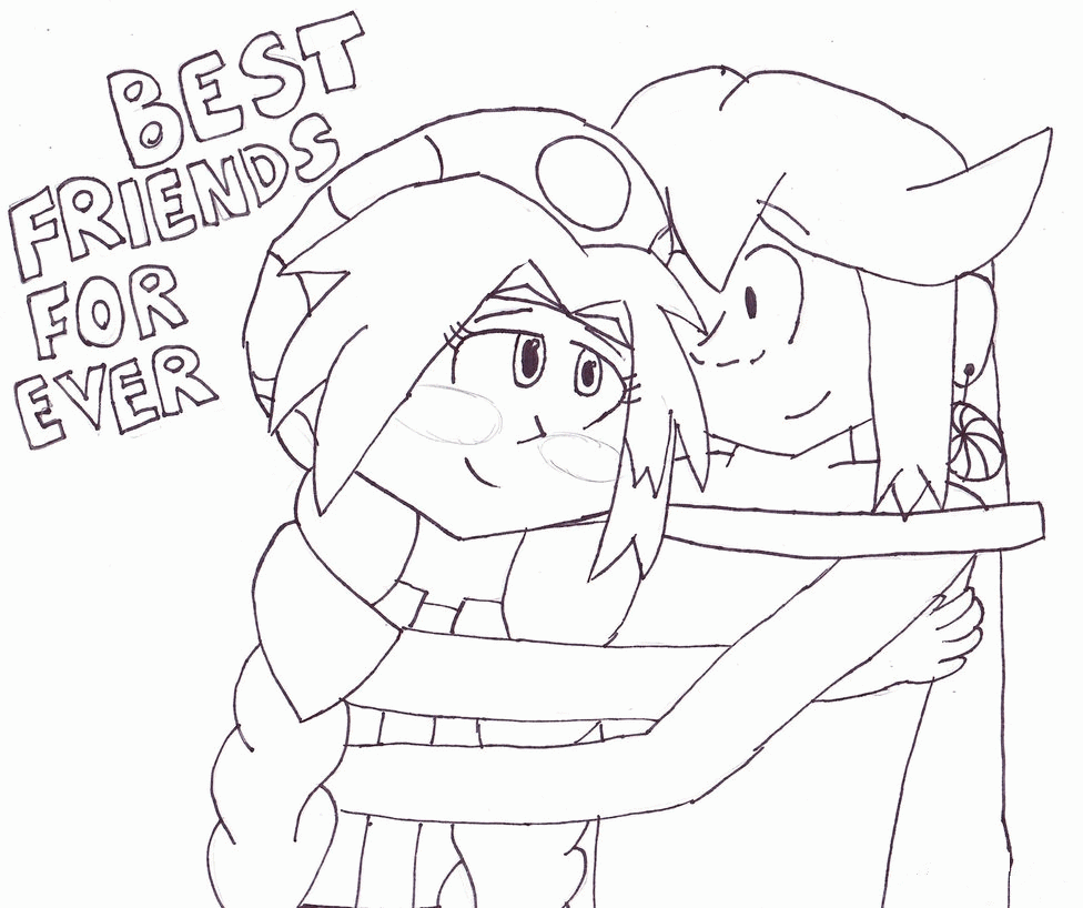 Best Friend Forever Coloring Pages | Coloring Pages