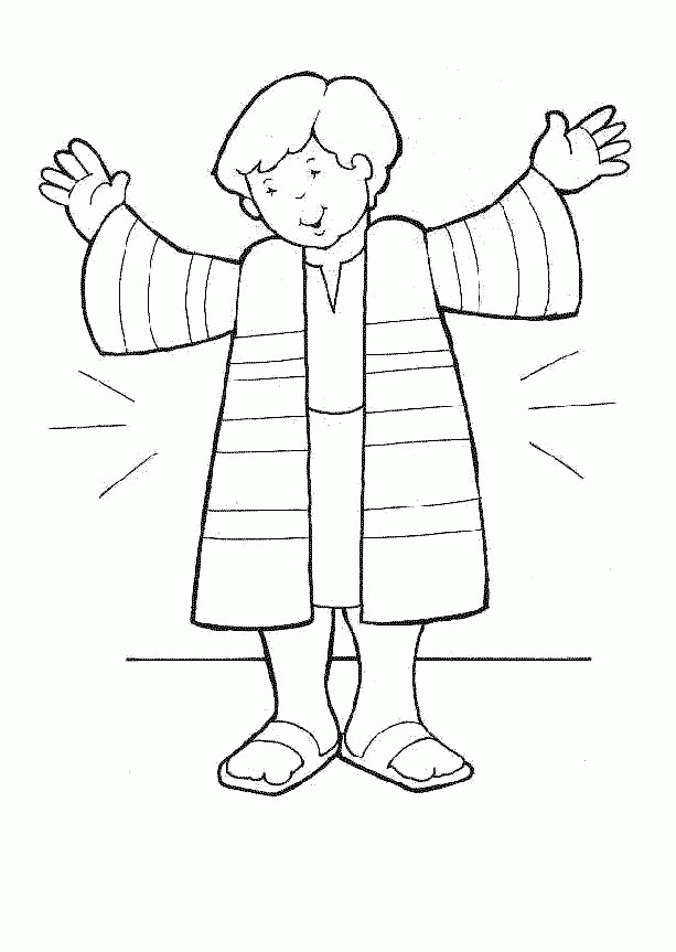 Download Josephs Coat Of Many Colors Coloring Page - Coloring Home