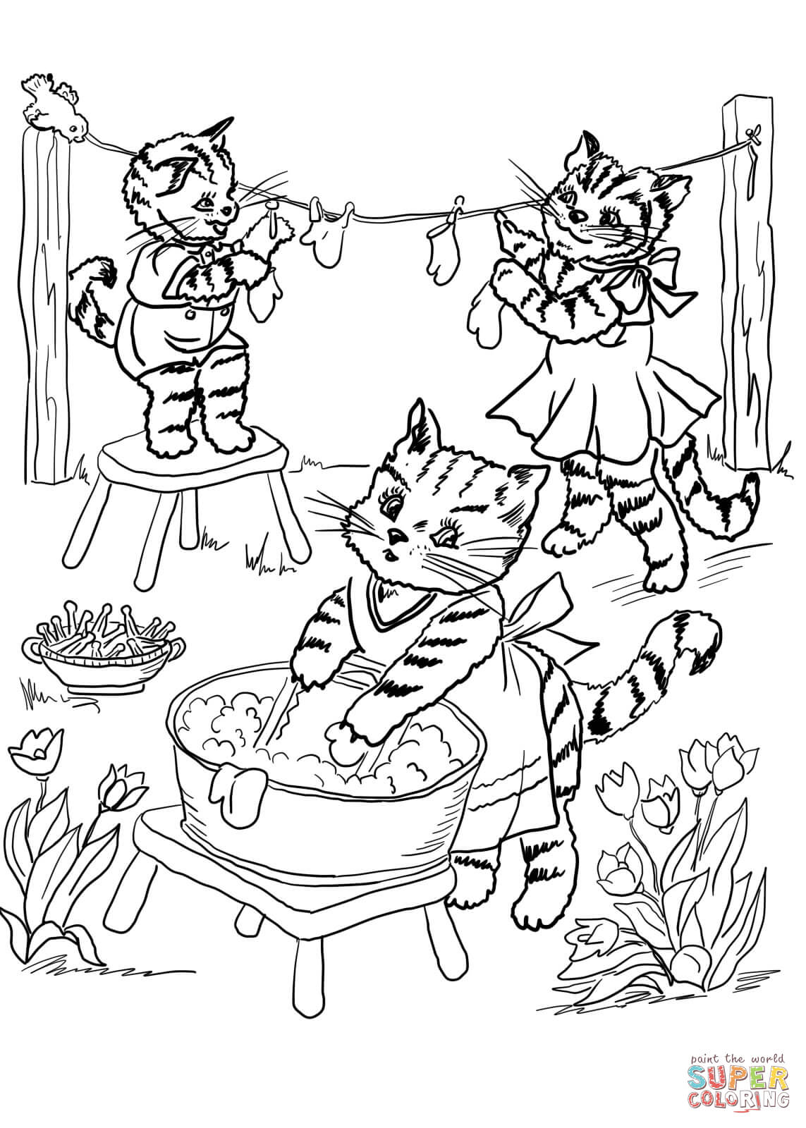 three-little-kittens-coloring-page-coloring-home