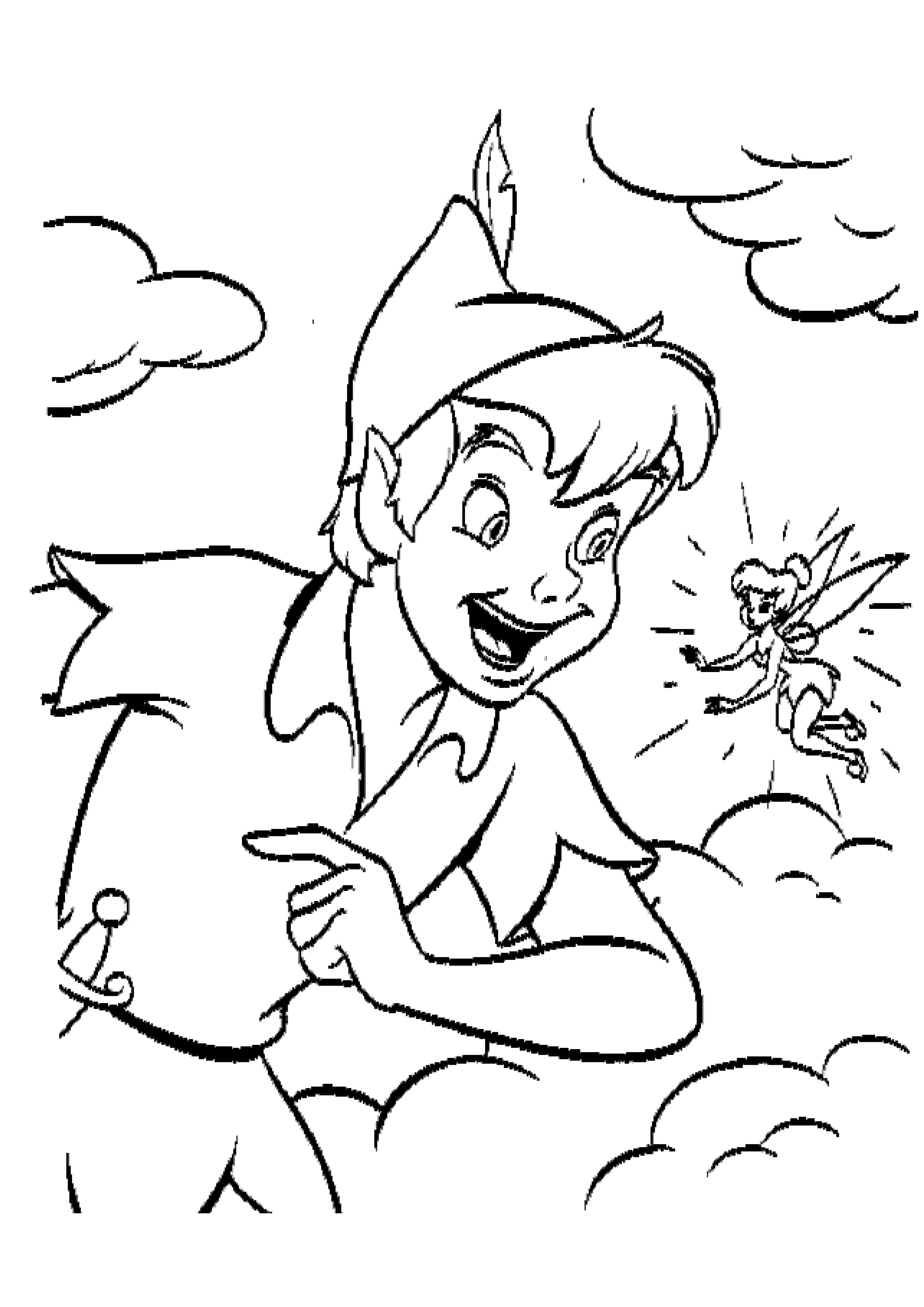 Peter Pan Coloring Pages Printable - High Quality Coloring Pages