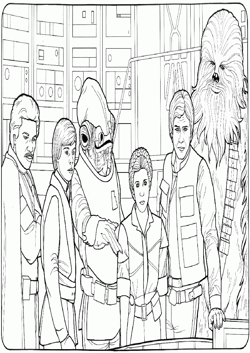 Star Wars 6 Coloring Pages - Coloring Home