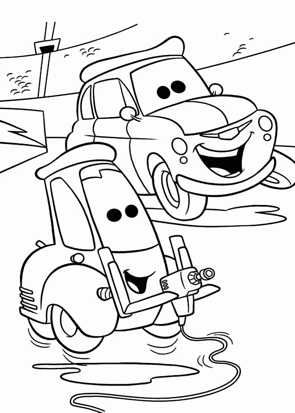 Colouring Pages Disney Cars 2 - High Quality Coloring Pages