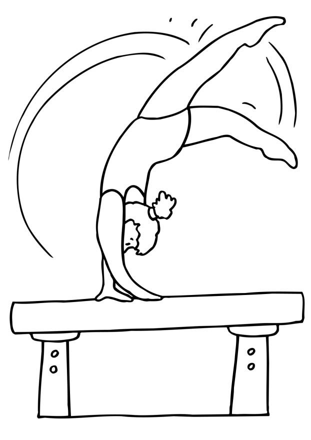 How to Color Gymnastics Coloring Pages - Toyolaenergy.com