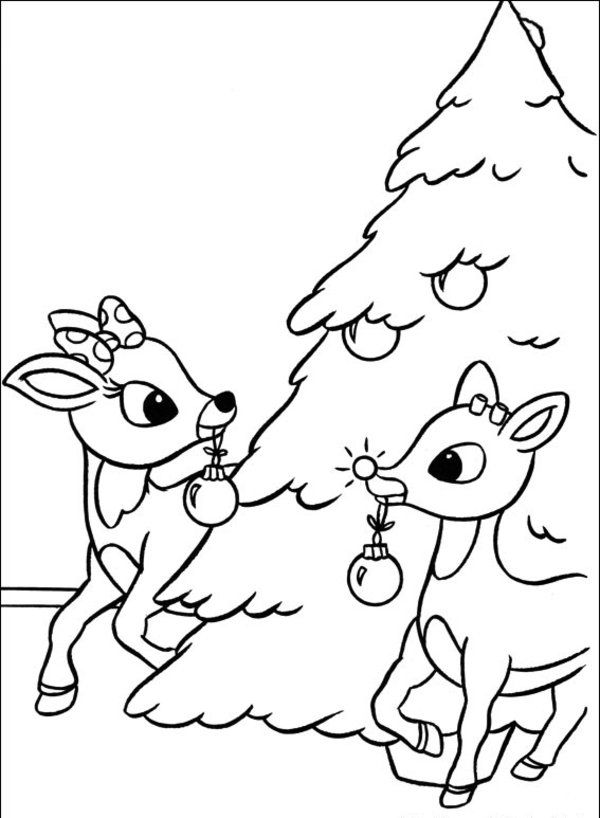 Best Photos of Rudolph The Red Nosed Reindeer Coloring Pages ...