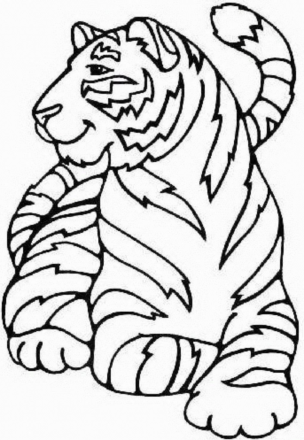 Free Coloring Pages Of Baby Tigers - High Quality Coloring Pages