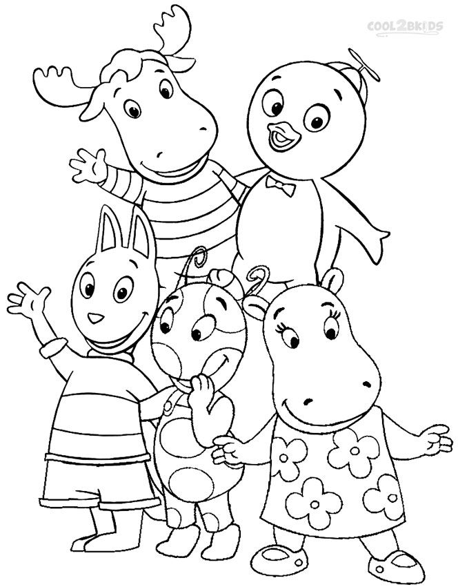 Printable Backyardigans Coloring Pages For Kids | Cool2bKids | Online coloring  pages, Nick jr coloring pages, Coloring pages