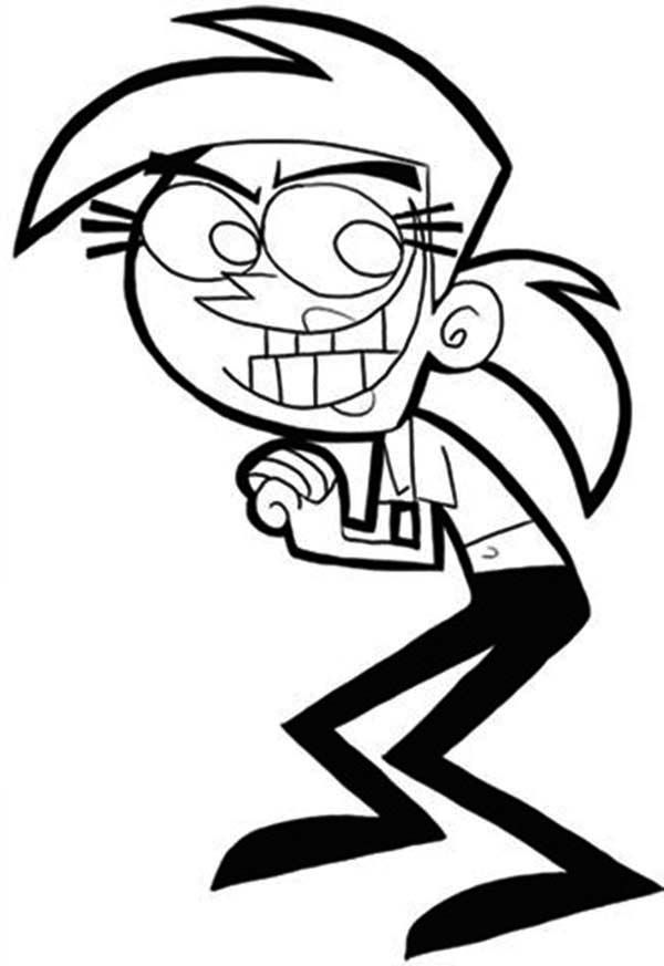 Vicky Bad Intention in the Fairly Odd Parents Coloring Page ...