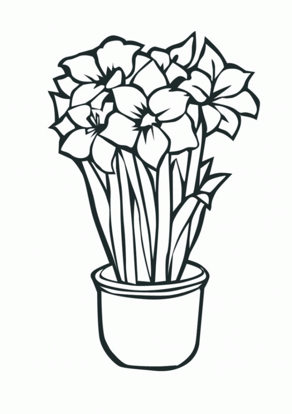 Free Coloring Pages Of Hawaiian Flowers - Coloring Home