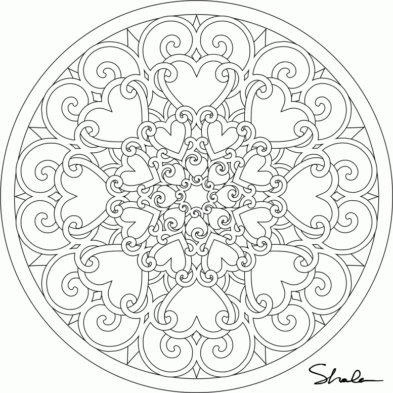 Manual Free Mandala Coloring Pages For Adults Az Coloring Pages ...
