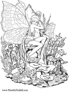 Fantasy For Adults - Coloring Pages for Kids and for Adults